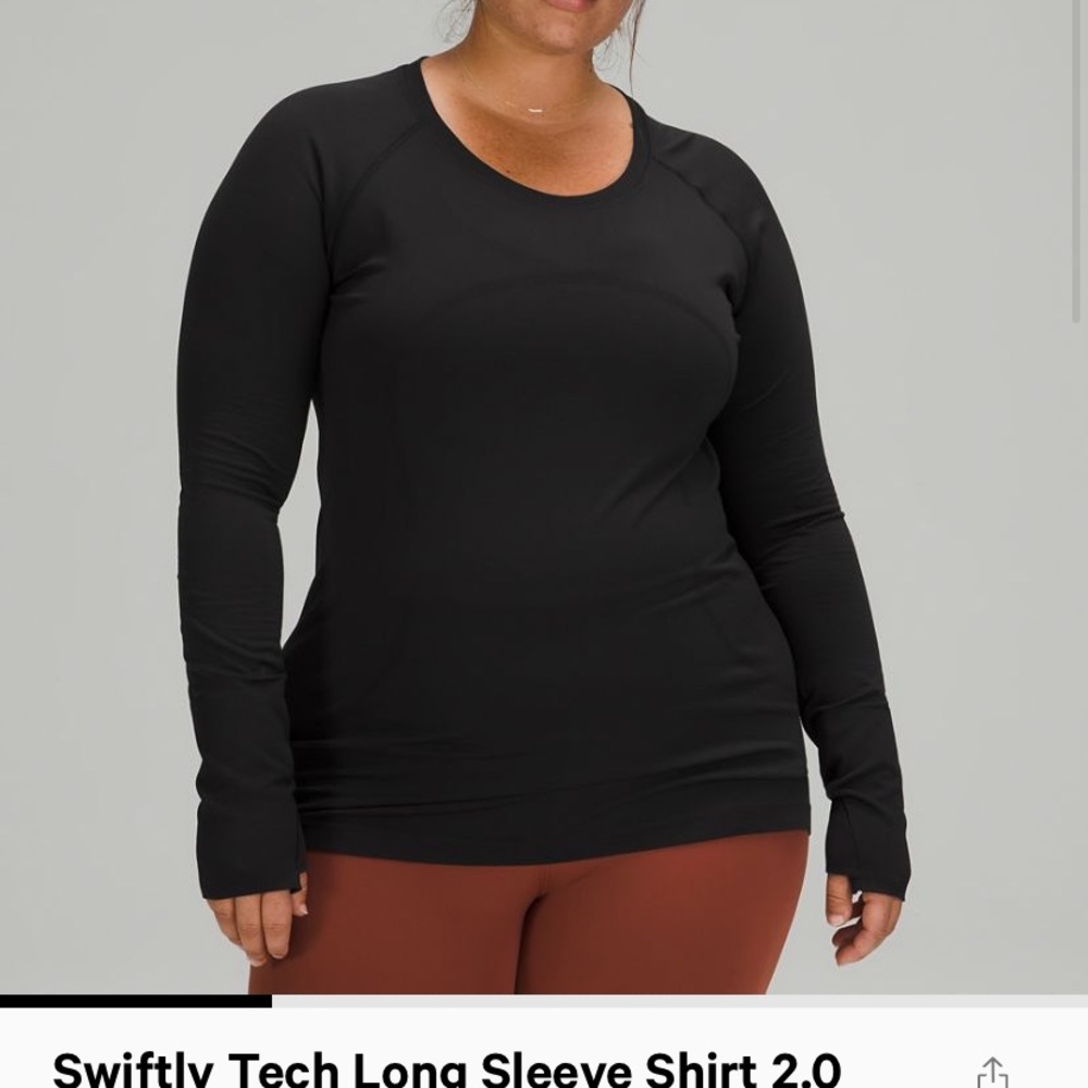 ISO black long sleeve swiftly tech